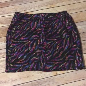 EUC Sequin Party Skirt sz Small